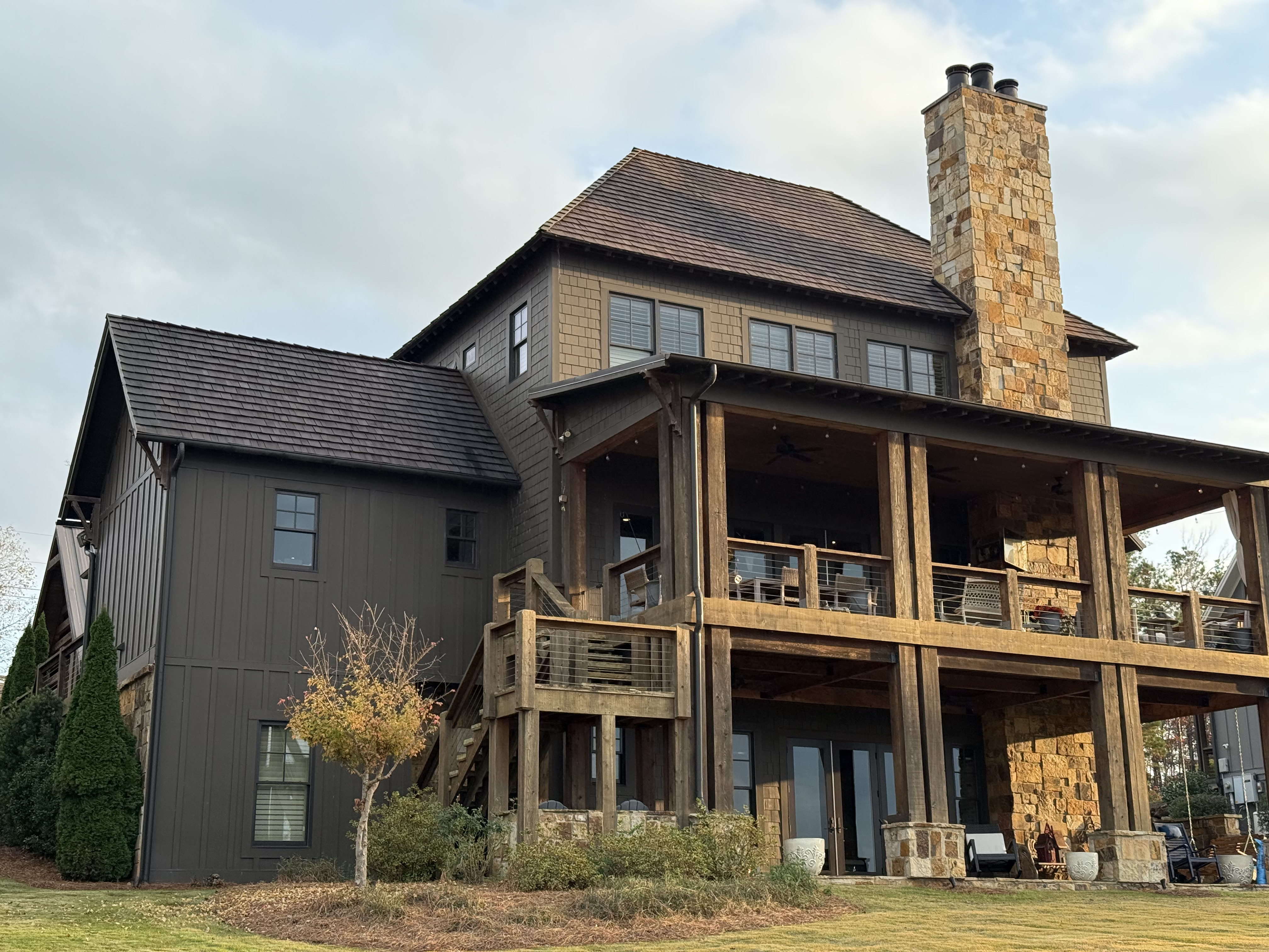 Finished Cedar Shake Roof