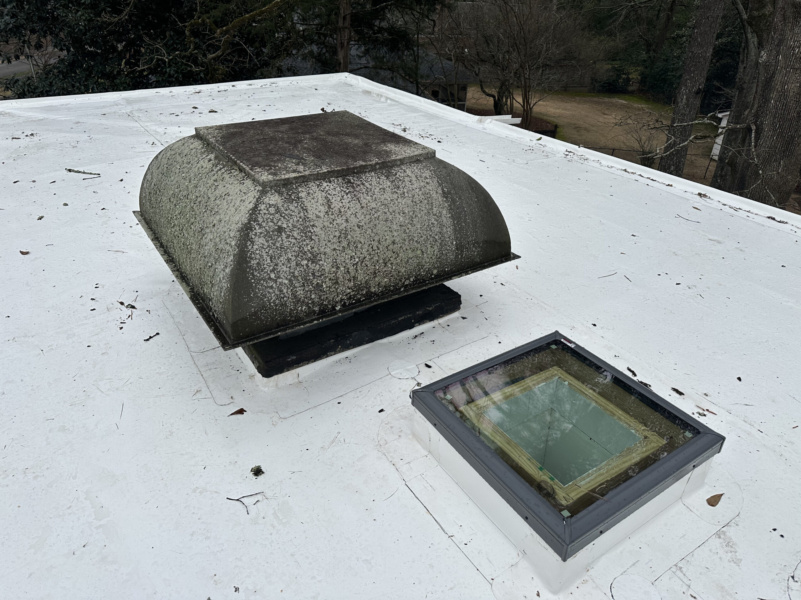 Velux Fixed Curb-Mounted Skylight auburn